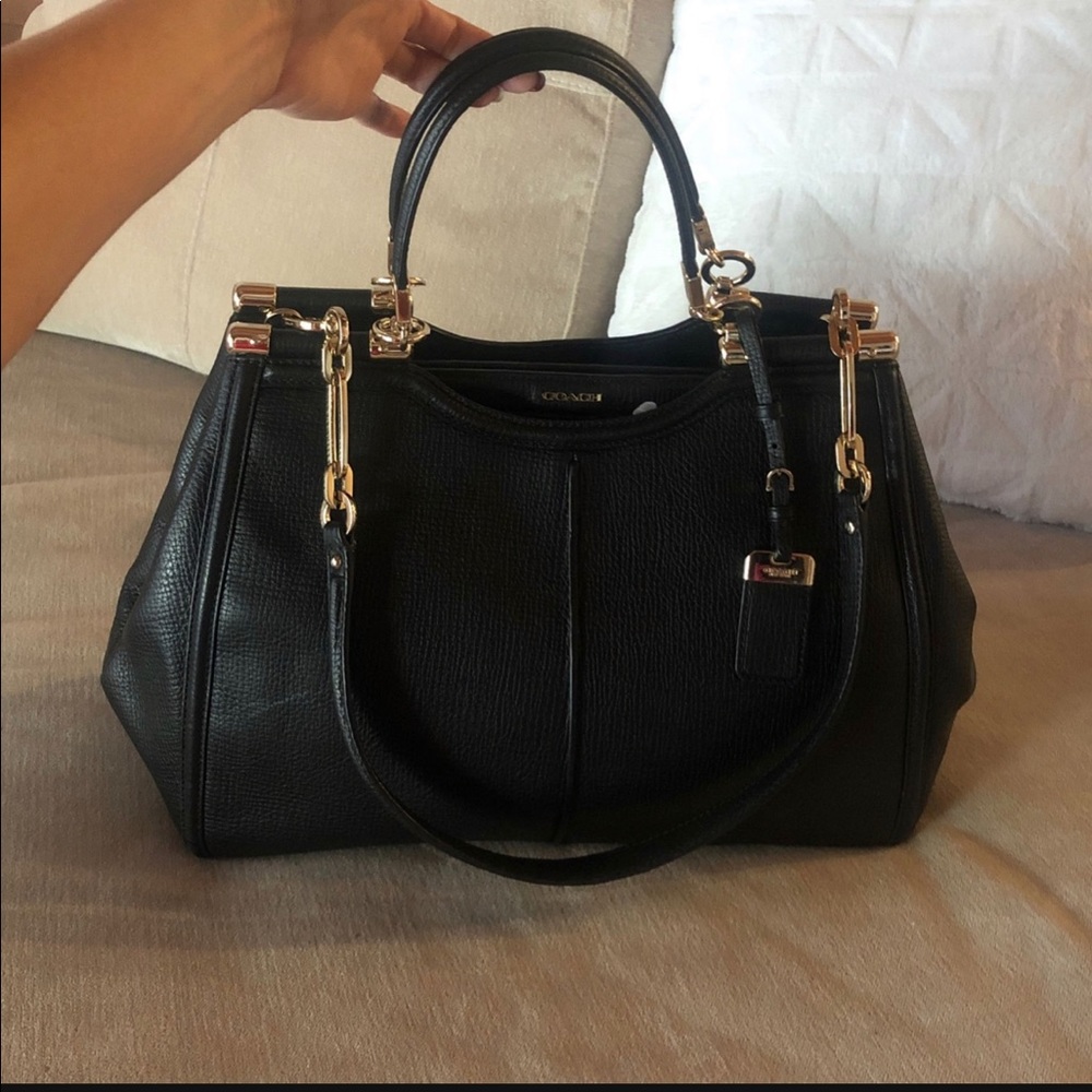 Beautiful Black Coach Tote Bag